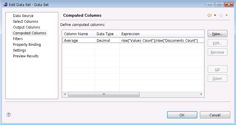 BIRT example two: the BIRT data set part 2