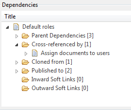 View dependencies