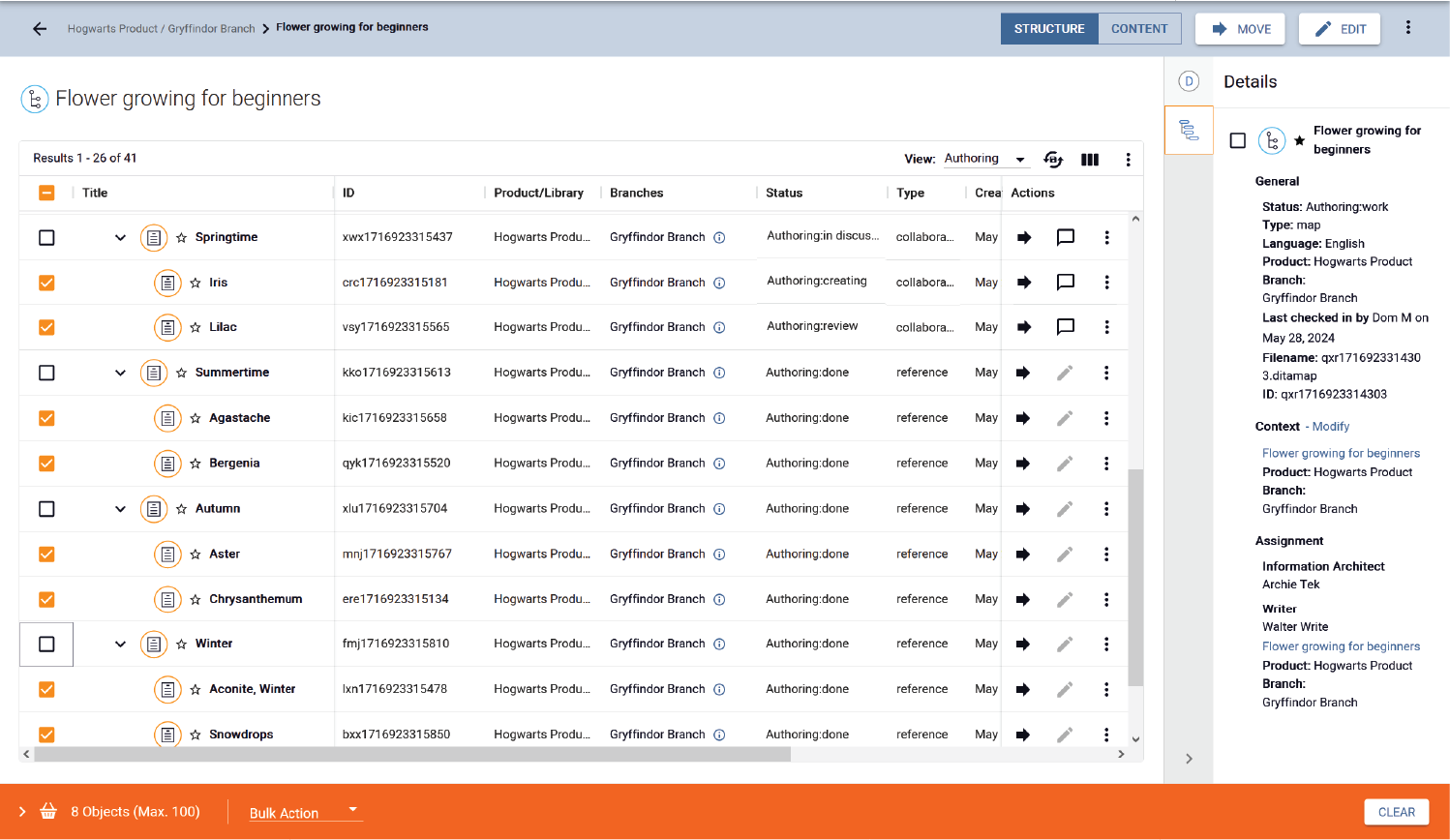 Bulk Actions Ribbon