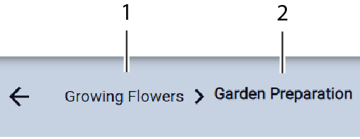 Breadcrumb path in Standard module