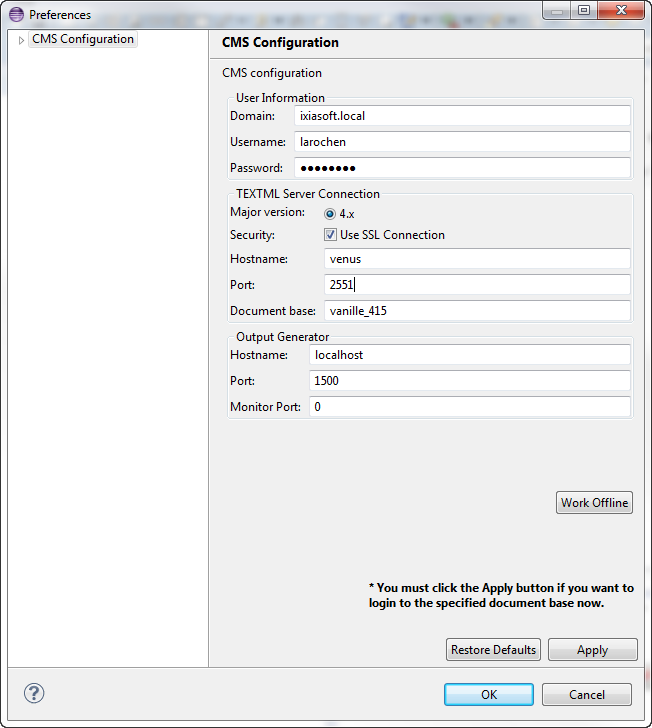 CMS login window with SSLO