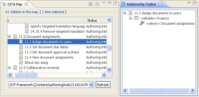 Relationship Outline view ex-1